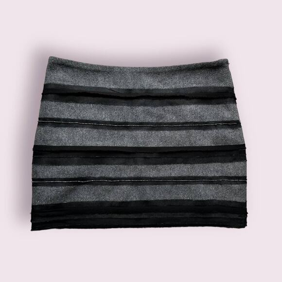MK2K Wool Blend Mini Skirt Sz S - Picture 1 of 9
